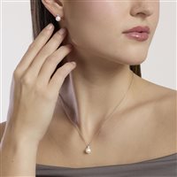 Collana Mabina Donna in Argento Diamante Lab Grown 0.08 Ct 553865 - 553865